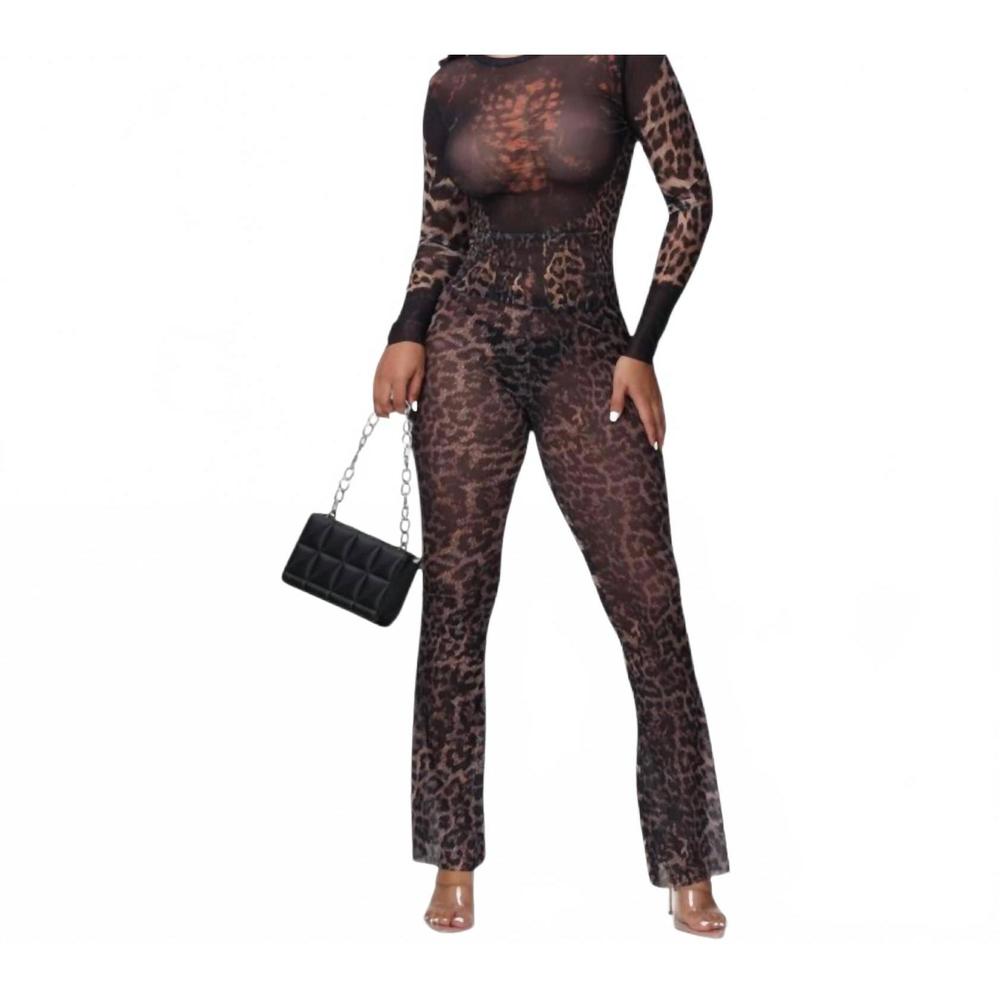 NEW KANARI B wild intensions mesh set in leopard